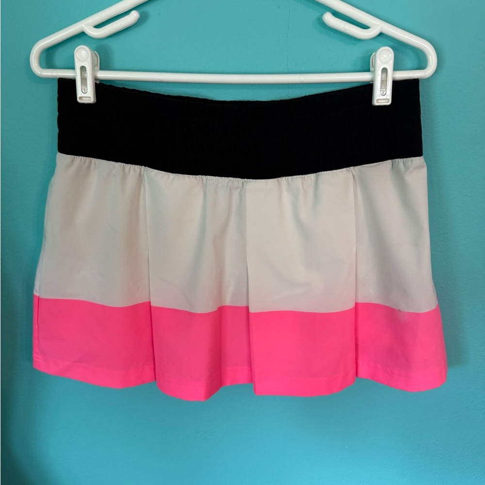 #107 Women’s Adidas x Stella McCartney Color Block Mini Skort Size Small